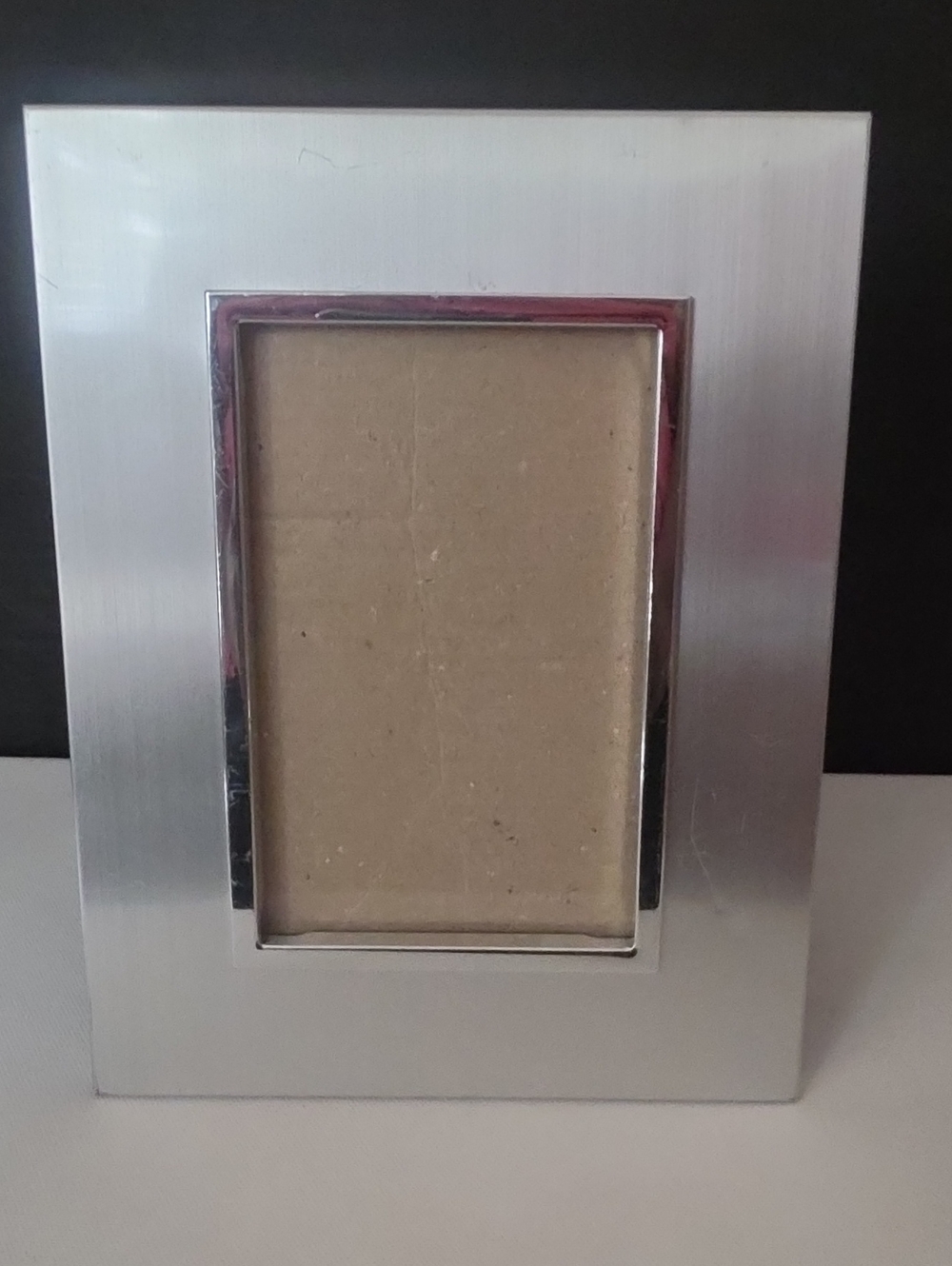 Silver Metal Picture Frame - Contemporary Home Accent